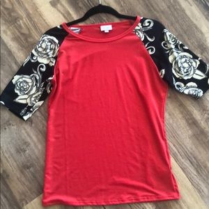 Lularoe unicorn floral Gigi shirt